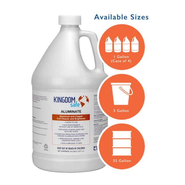 ALUMINATE, Aluminum and Copper Coil Cleaner and Brightener (Bulk)